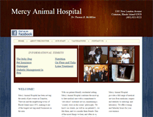 Tablet Screenshot of mercyanimalhospitalri.com